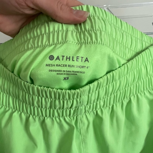 Athleta Mesh Racer Run Shorts - Picture 3 of 5